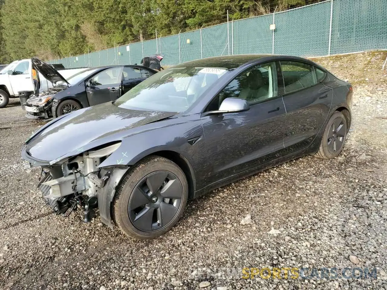 1 Фотография поврежденного автомобиля 5YJ3E1EA1PF679696 TESLA MODEL 3 2023