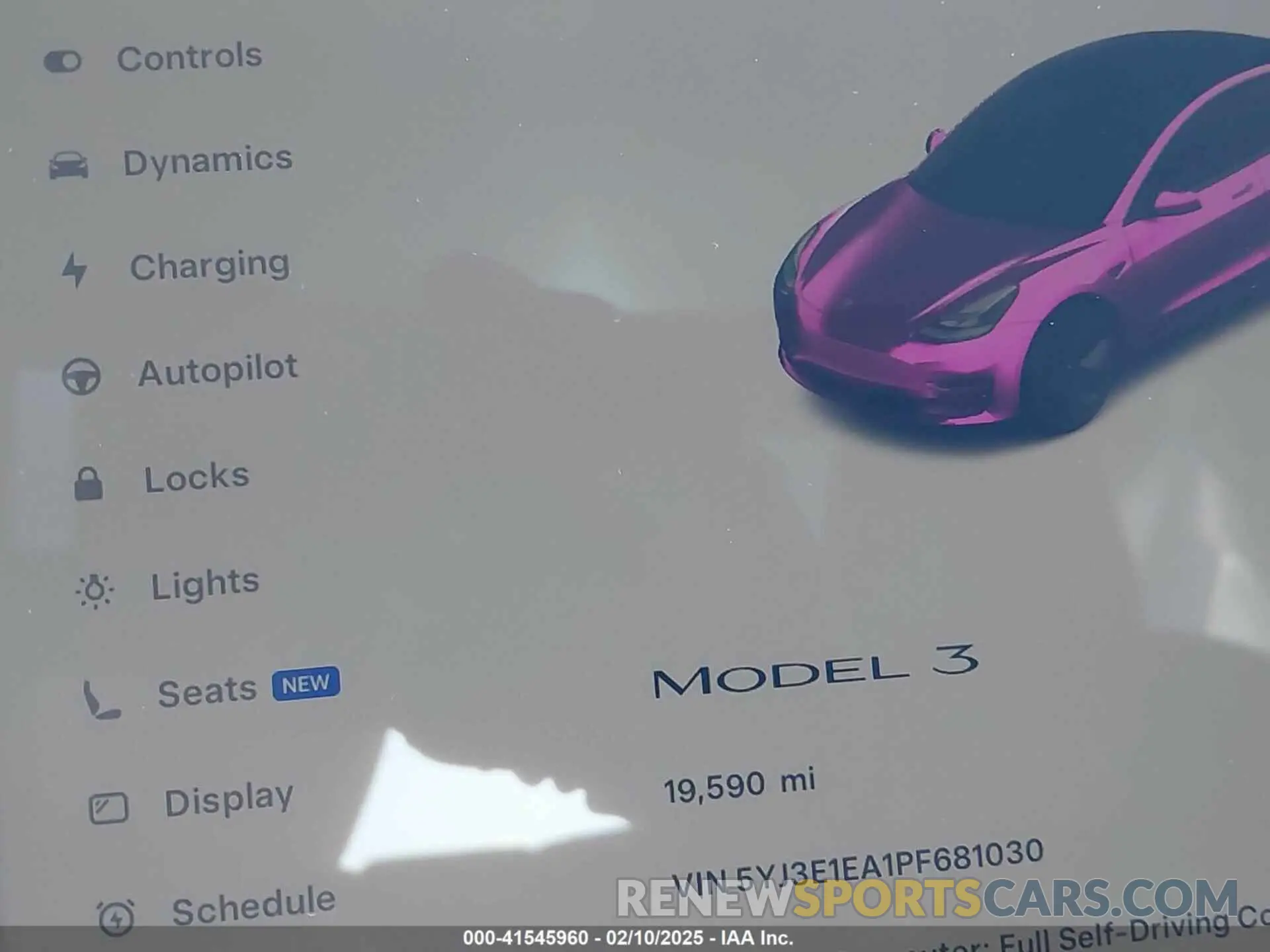 14 Photograph of a damaged car 5YJ3E1EA1PF681030 TESLA MODEL 3 2023