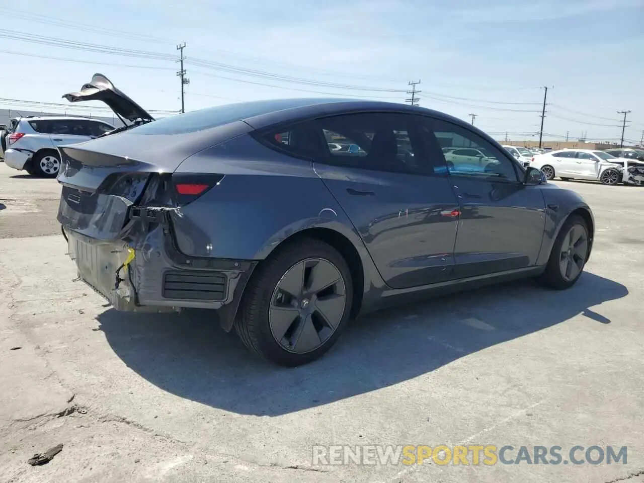 3 Photograph of a damaged car 5YJ3E1EA1PF694473 TESLA MODEL 3 2023