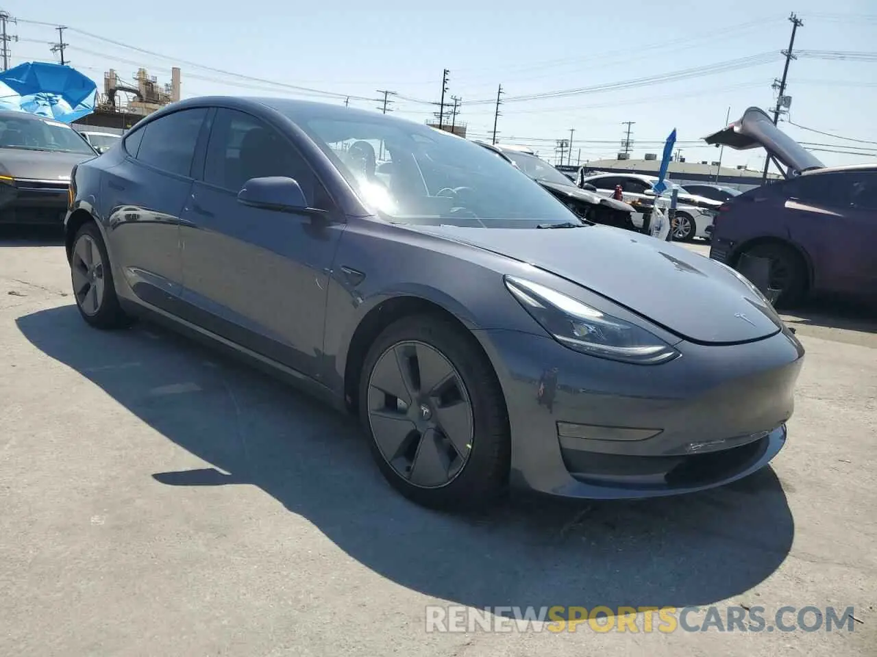4 Photograph of a damaged car 5YJ3E1EA1PF694473 TESLA MODEL 3 2023