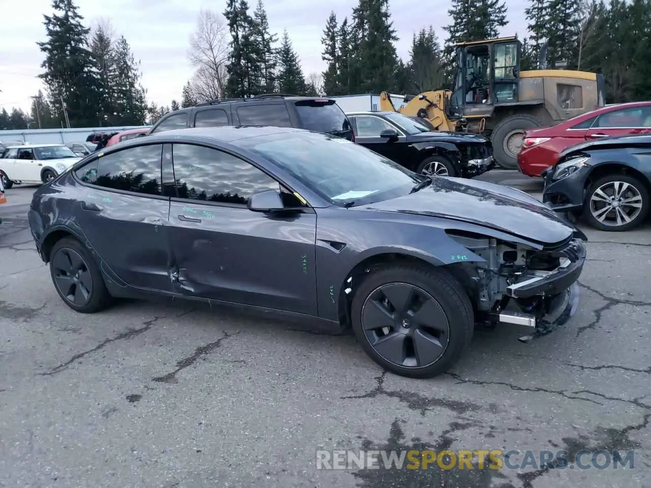 4 Photograph of a damaged car 5YJ3E1EA1PF698734 TESLA MODEL 3 2023
