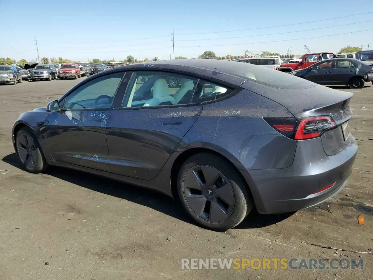 2 Photograph of a damaged car 5YJ3E1EA1PF709568 TESLA MODEL 3 2023