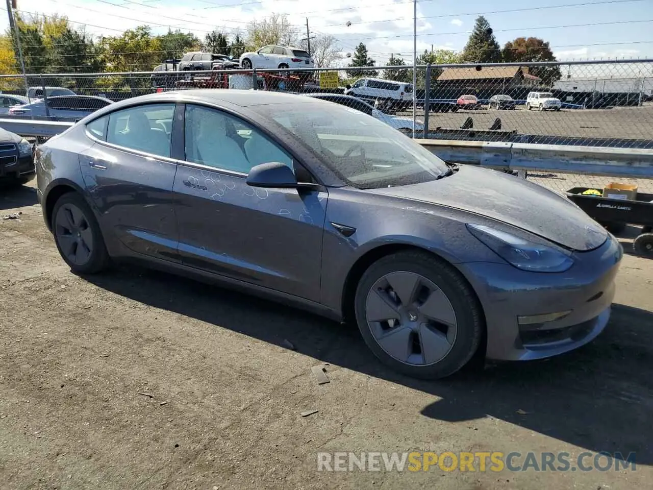 4 Photograph of a damaged car 5YJ3E1EA1PF709568 TESLA MODEL 3 2023