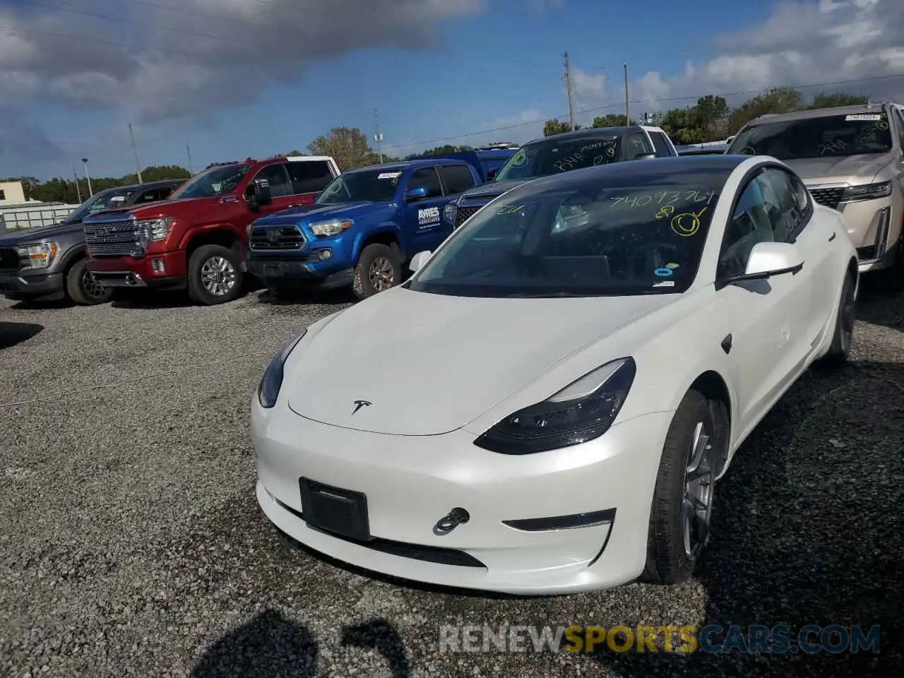 1 Photograph of a damaged car 5YJ3E1EA2PF401213 TESLA MODEL 3 2023
