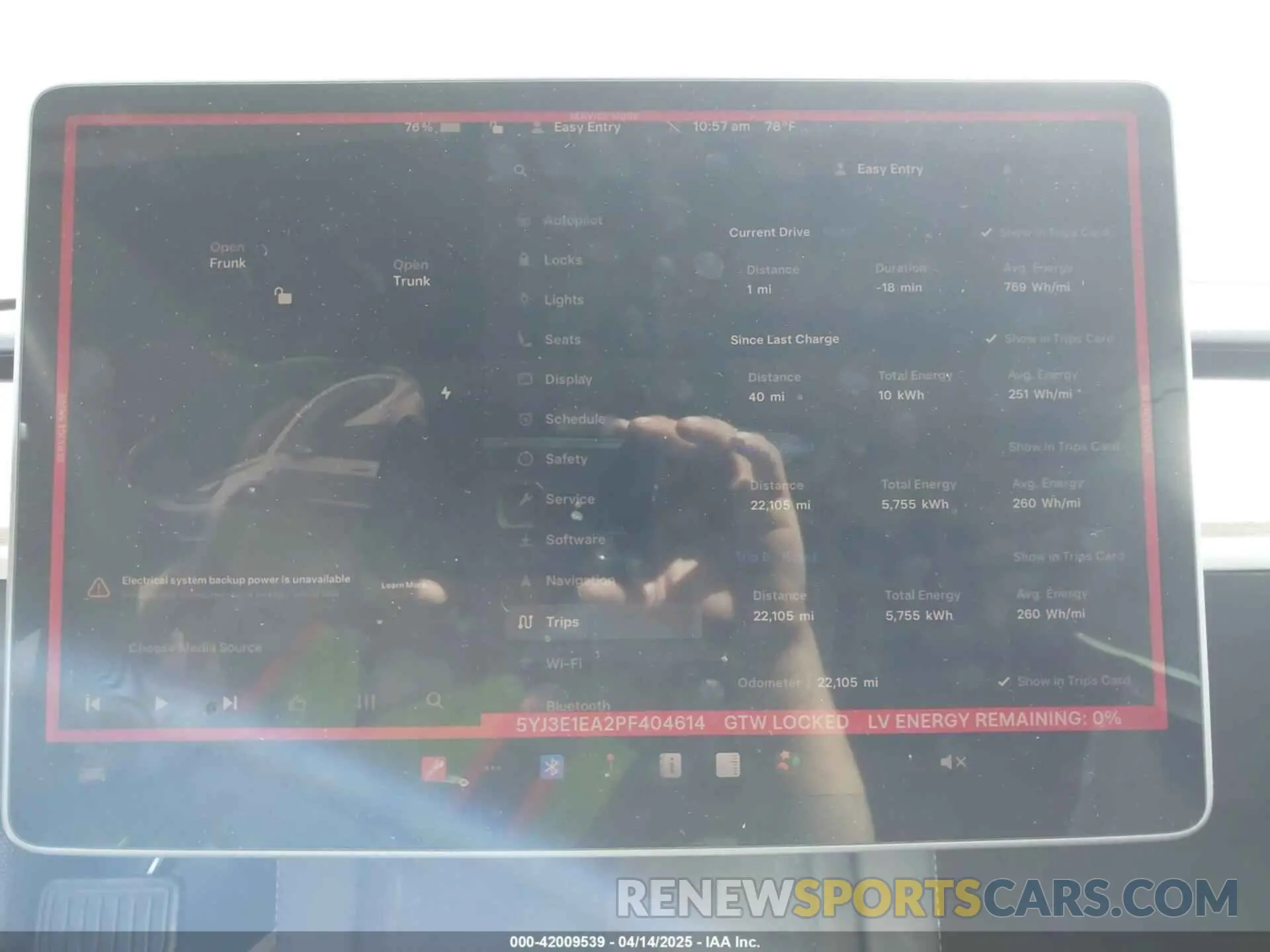 7 Photograph of a damaged car 5YJ3E1EA2PF404614 TESLA MODEL 3 2023