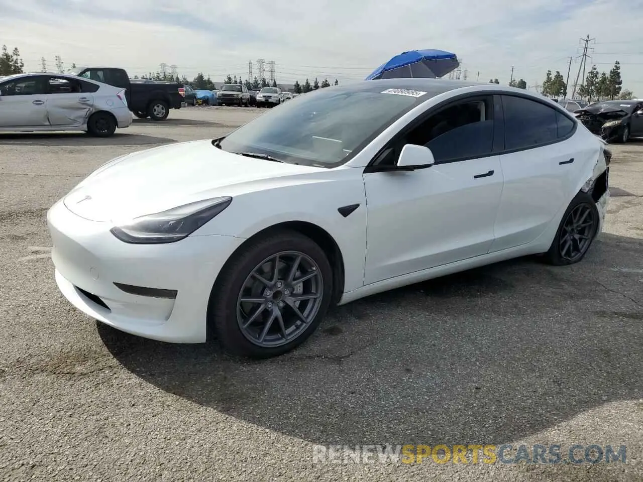 1 Photograph of a damaged car 5YJ3E1EA2PF429917 TESLA MODEL 3 2023