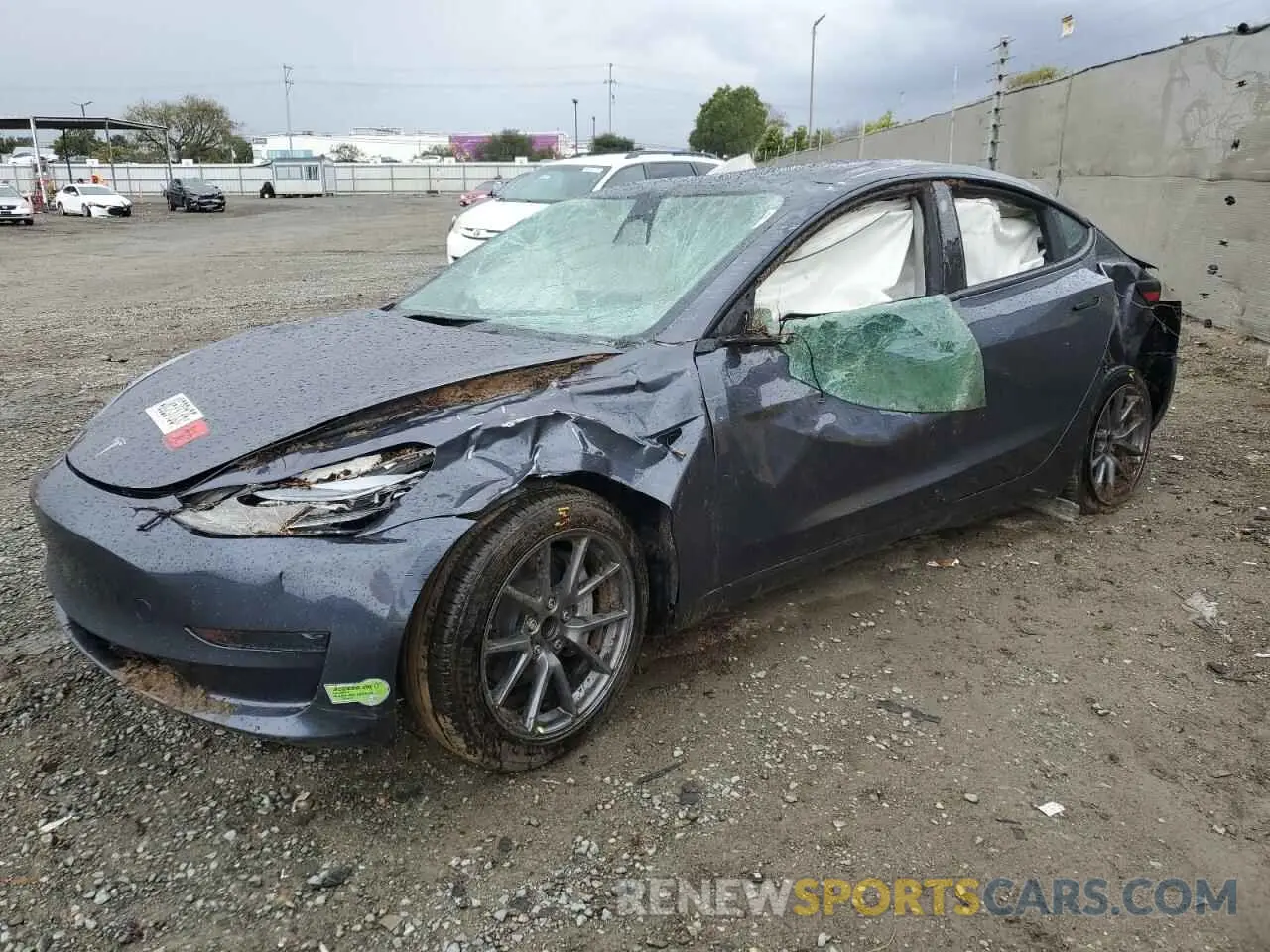 1 Photograph of a damaged car 5YJ3E1EA2PF434910 TESLA MODEL 3 2023