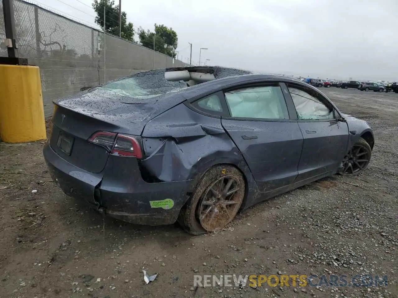 3 Photograph of a damaged car 5YJ3E1EA2PF434910 TESLA MODEL 3 2023