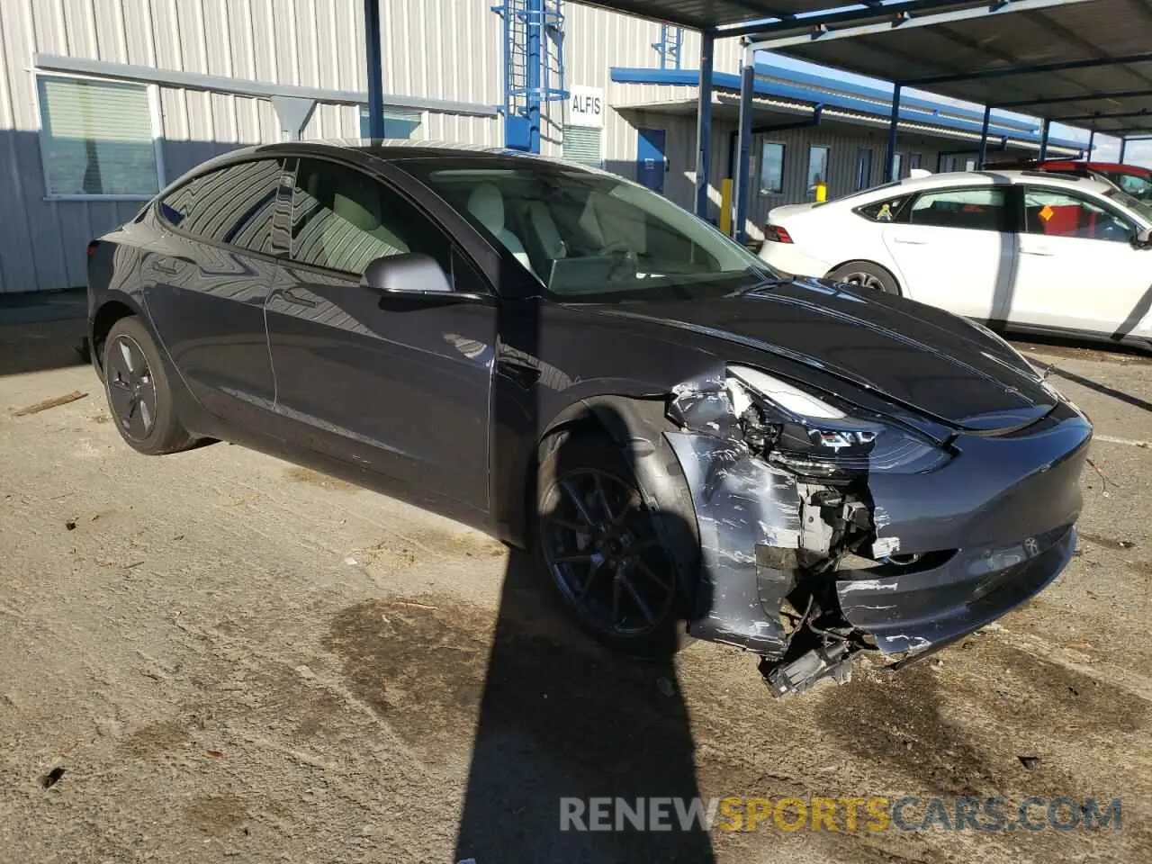 4 Photograph of a damaged car 5YJ3E1EA2PF438259 TESLA MODEL 3 2023