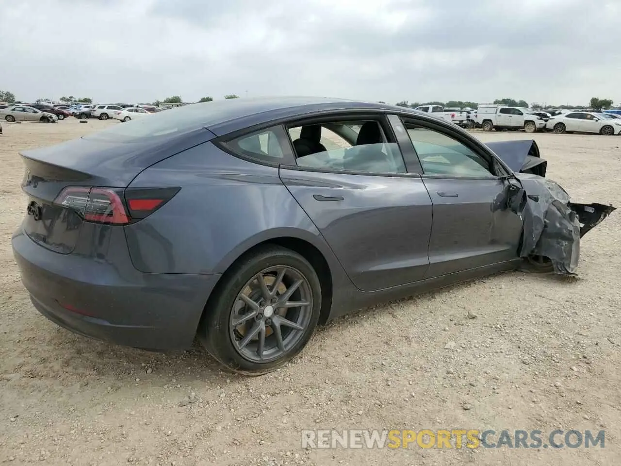 3 Photograph of a damaged car 5YJ3E1EA2PF449486 TESLA MODEL 3 2023