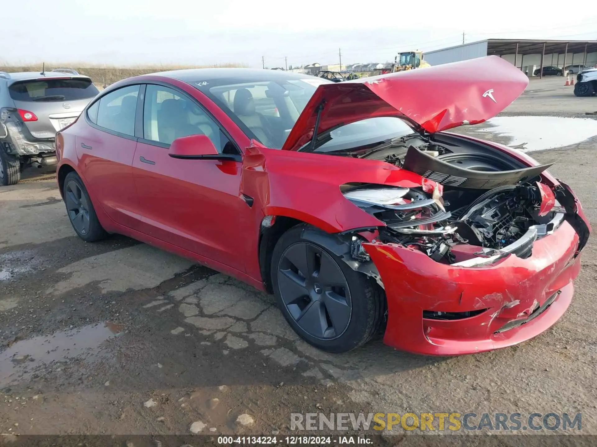 1 Photograph of a damaged car 5YJ3E1EA2PF452310 TESLA MODEL 3 2023