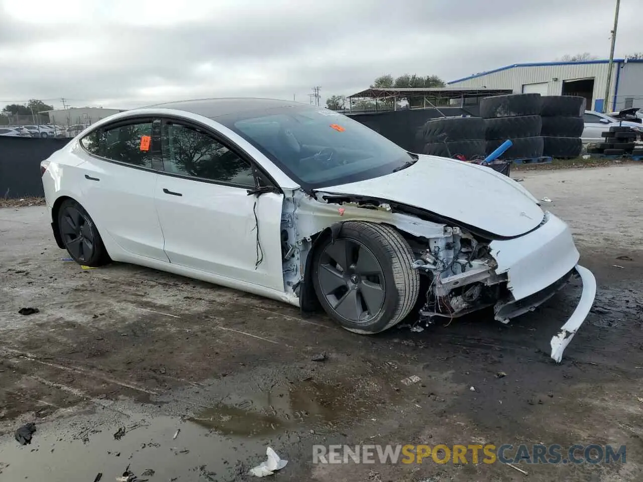 4 Photograph of a damaged car 5YJ3E1EA2PF463601 TESLA MODEL 3 2023