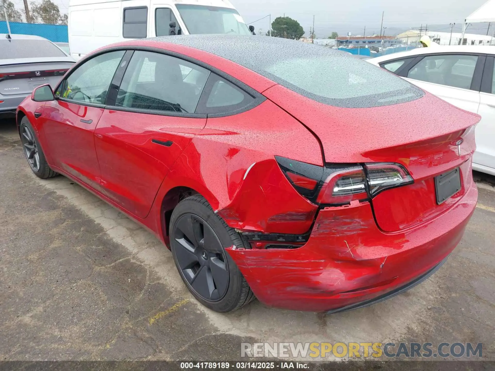 3 Photograph of a damaged car 5YJ3E1EA2PF476140 TESLA MODEL 3 2023