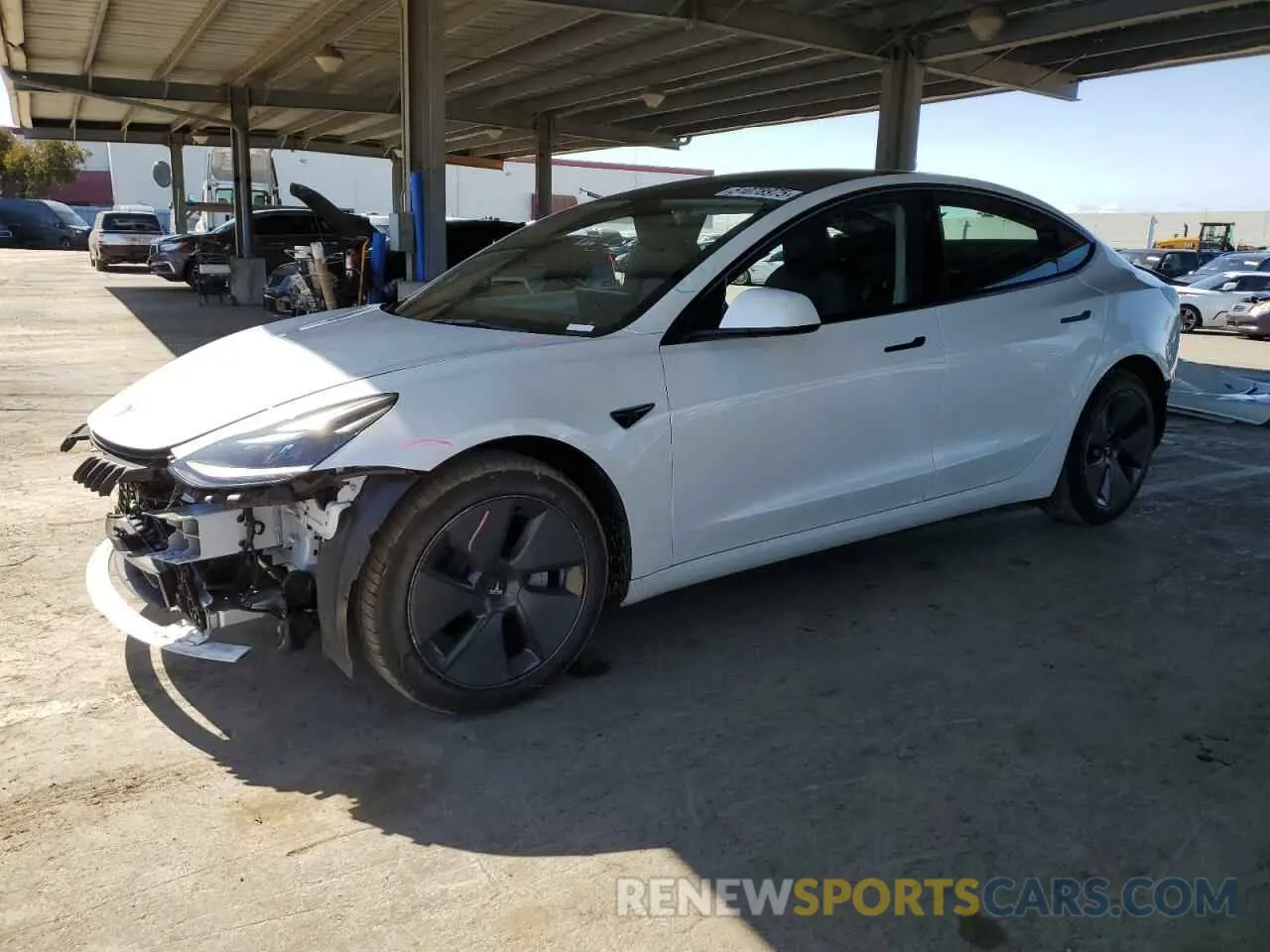 1 Photograph of a damaged car 5YJ3E1EA2PF490300 TESLA MODEL 3 2023