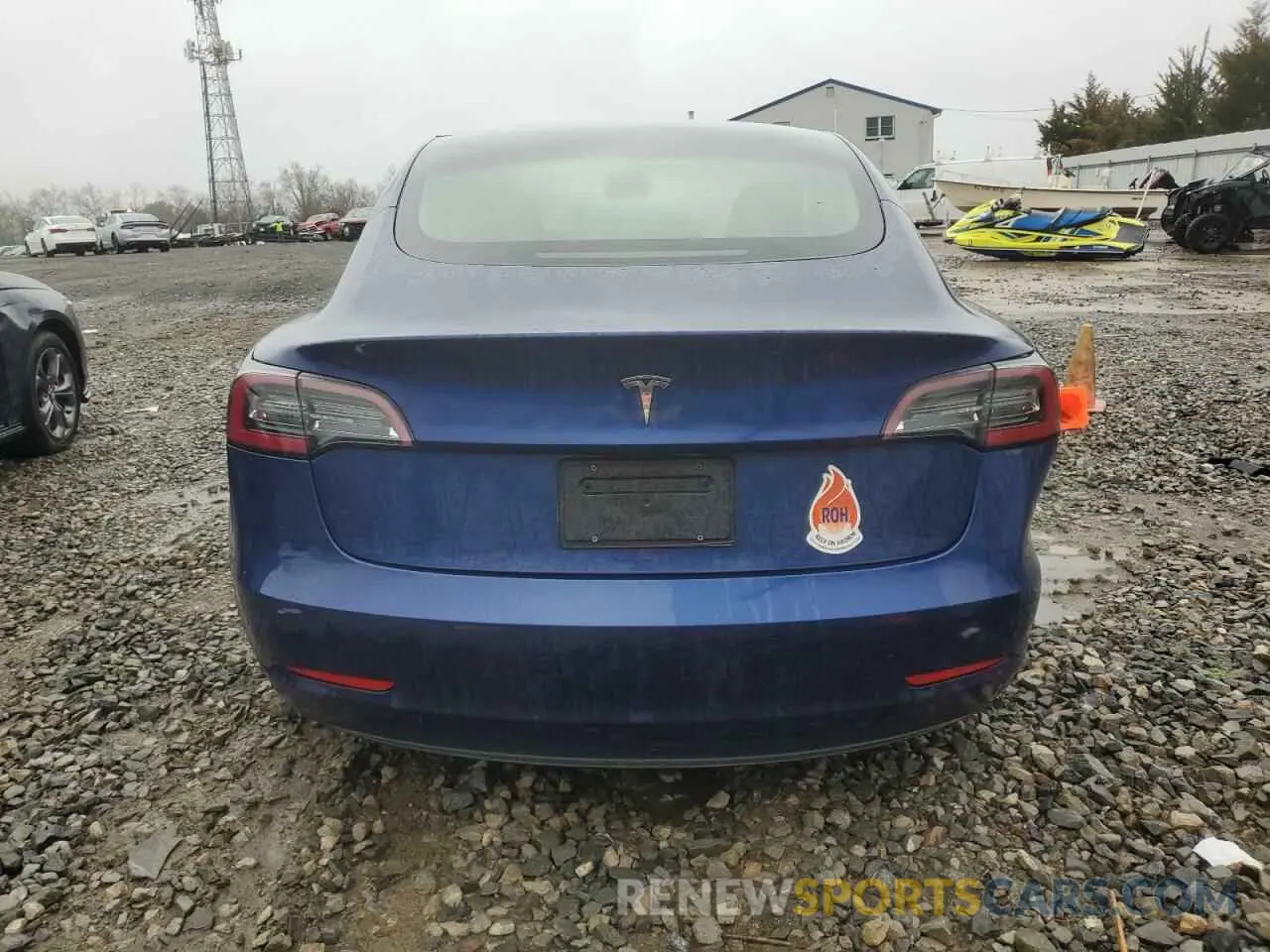 6 Photograph of a damaged car 5YJ3E1EA2PF498137 TESLA MODEL 3 2023