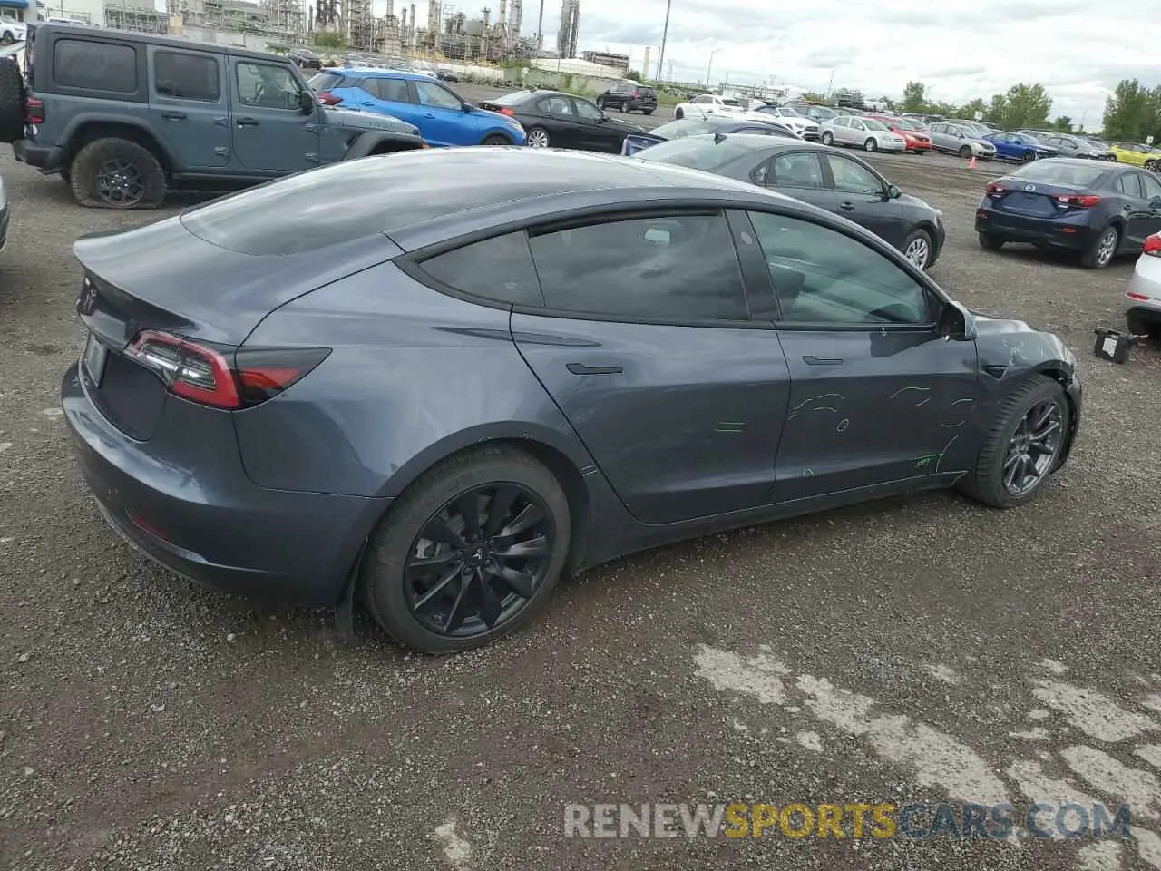 3 Photograph of a damaged car 5YJ3E1EA2PF502350 TESLA MODEL 3 2023