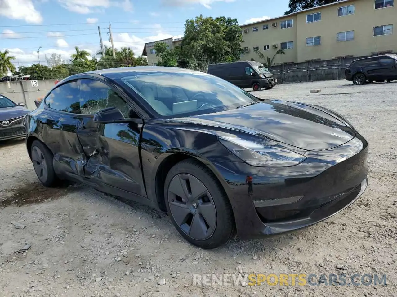 4 Photograph of a damaged car 5YJ3E1EA2PF518645 TESLA MODEL 3 2023