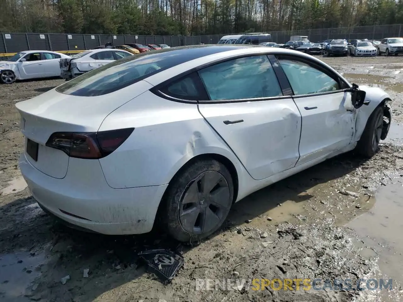 3 Photograph of a damaged car 5YJ3E1EA2PF541830 TESLA MODEL 3 2023