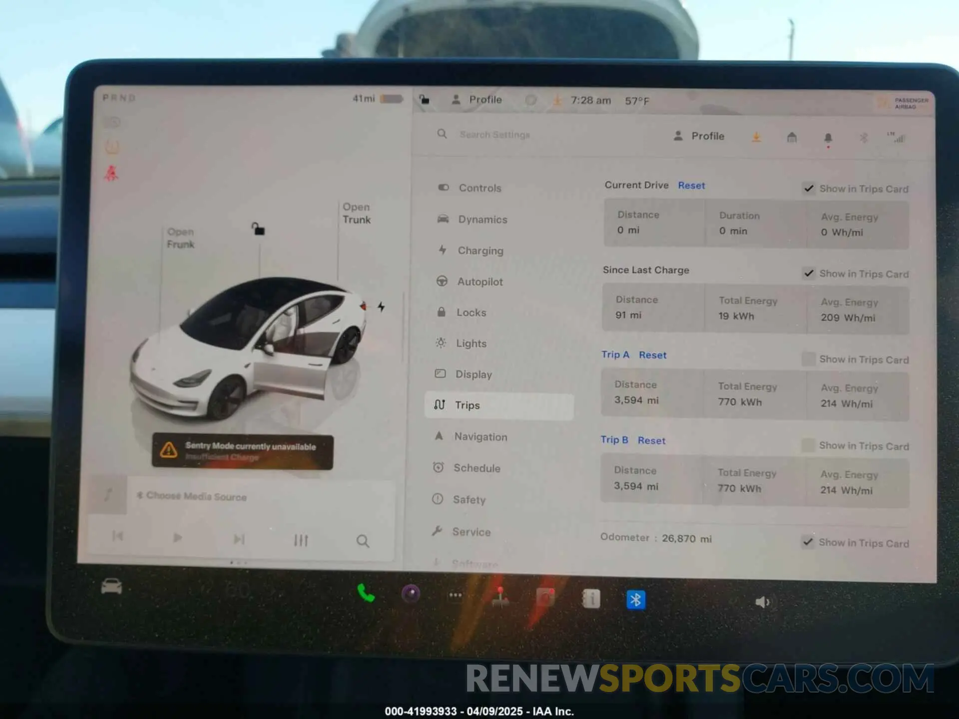 7 Photograph of a damaged car 5YJ3E1EA2PF551631 TESLA MODEL 3 2023