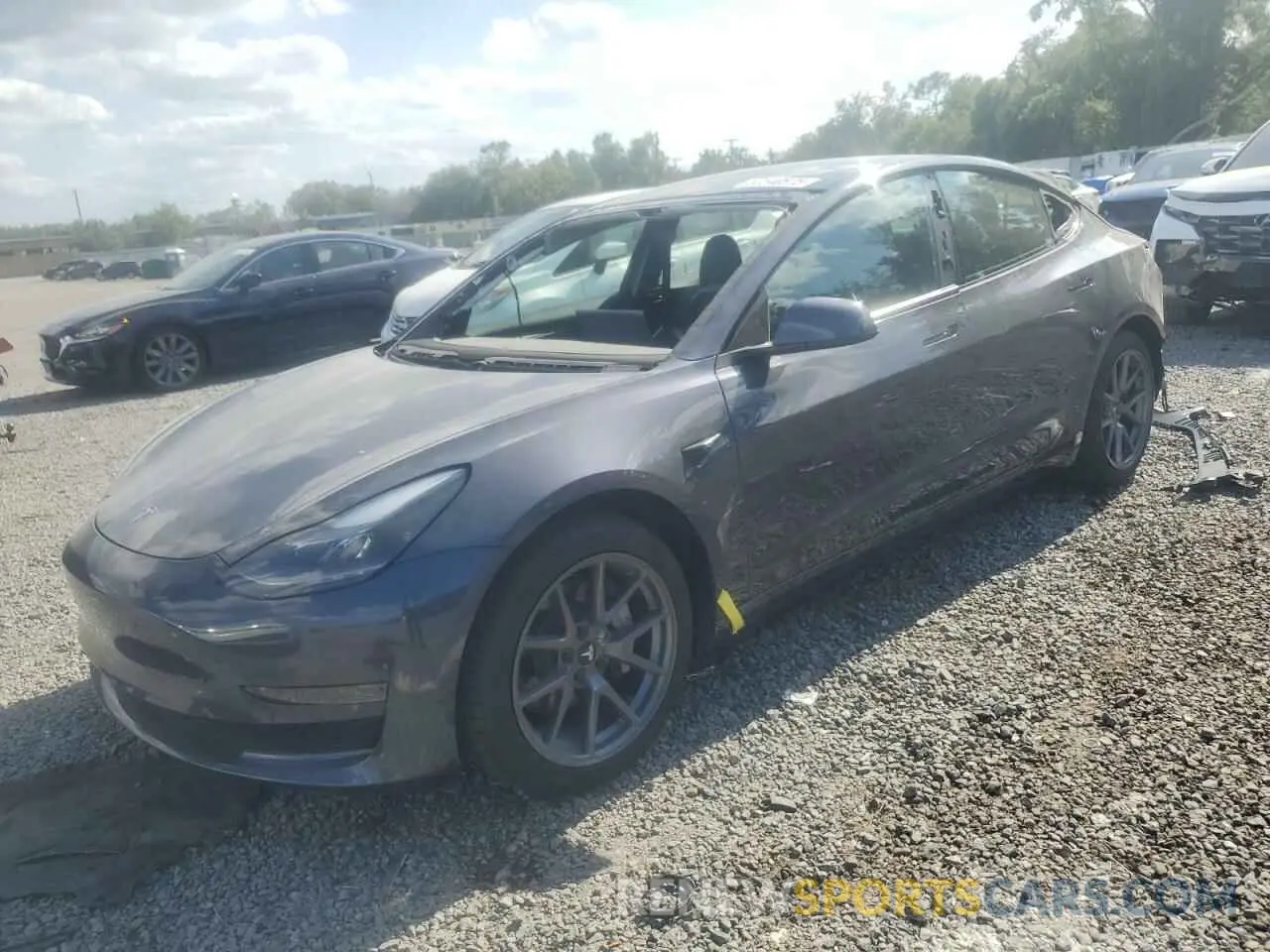 1 Photograph of a damaged car 5YJ3E1EA2PF558546 TESLA MODEL 3 2023