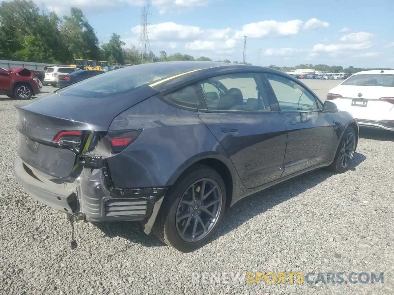 3 Photograph of a damaged car 5YJ3E1EA2PF558546 TESLA MODEL 3 2023