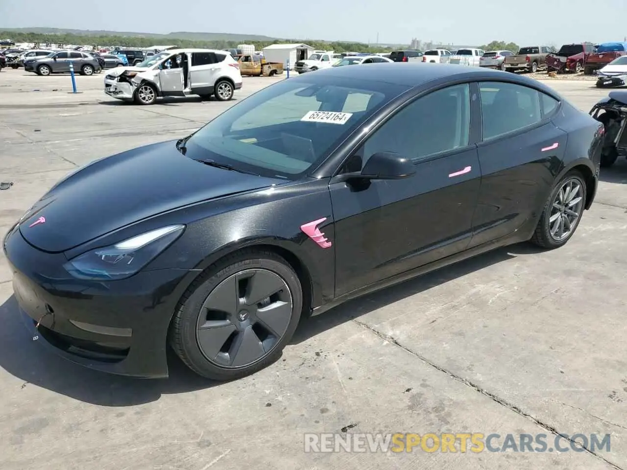 1 Фотография поврежденного автомобиля 5YJ3E1EA2PF567991 TESLA MODEL 3 2023