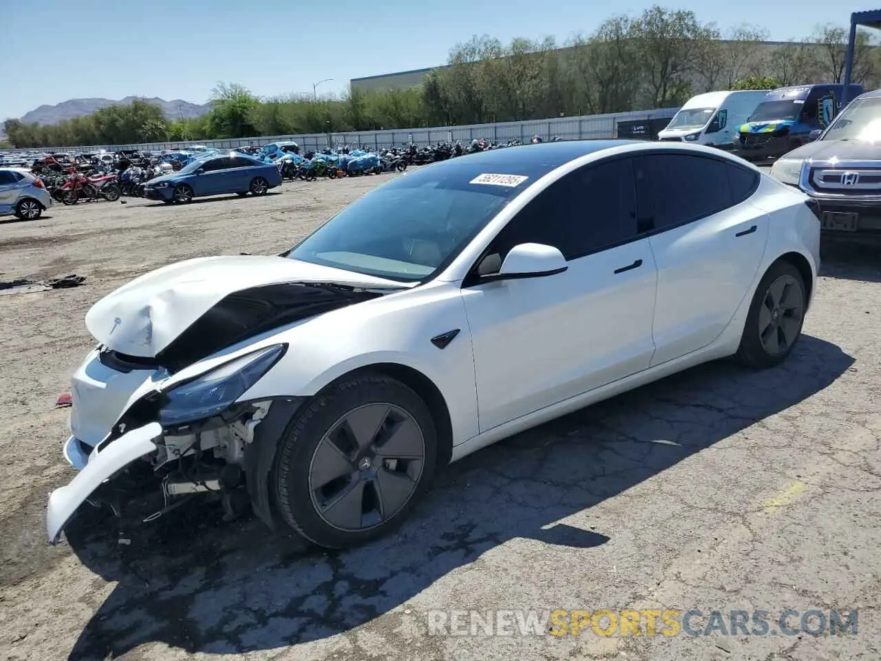 1 Фотография поврежденного автомобиля 5YJ3E1EA2PF578151 TESLA MODEL 3 2023