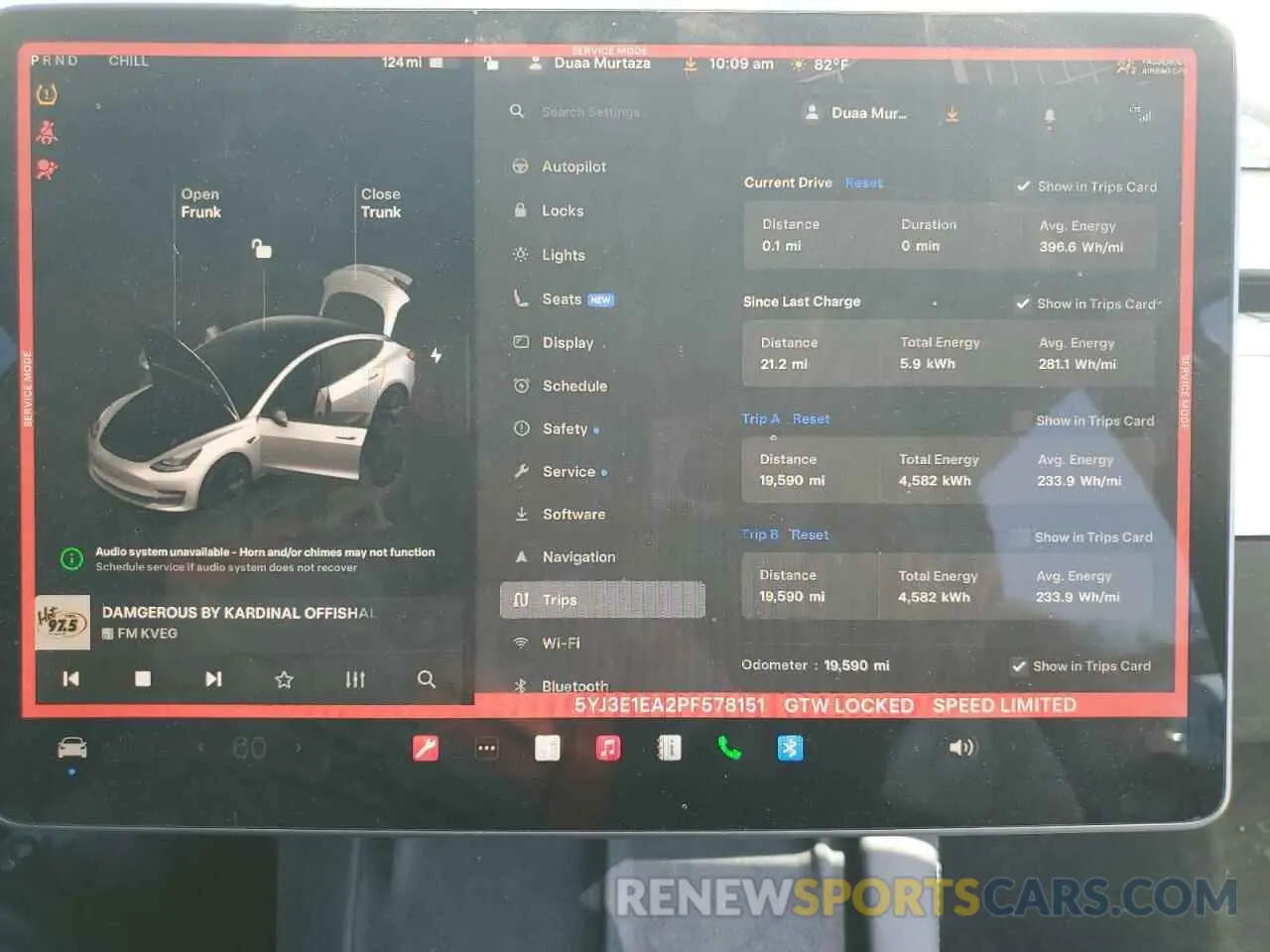9 Фотография поврежденного автомобиля 5YJ3E1EA2PF578151 TESLA MODEL 3 2023