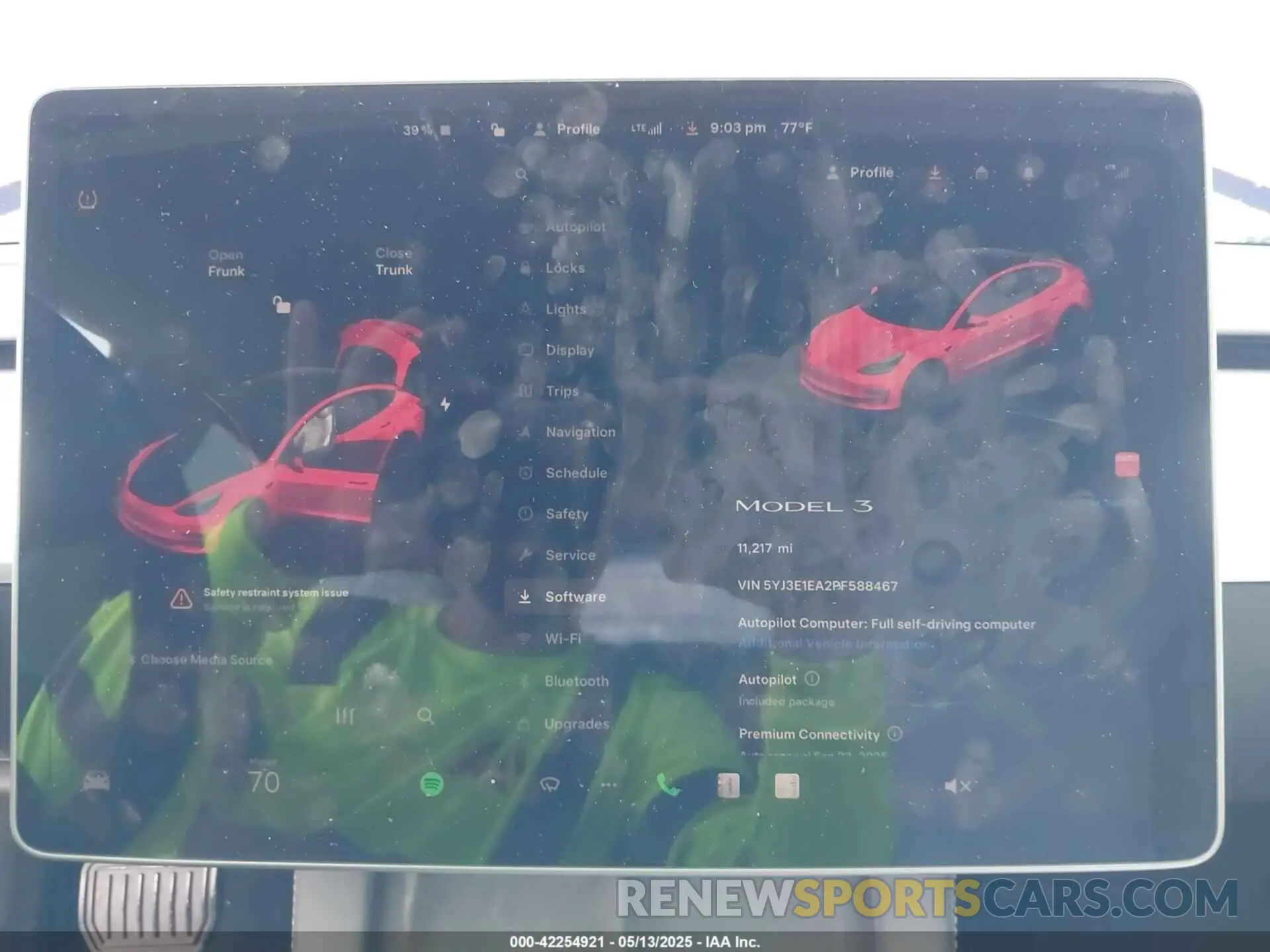7 Photograph of a damaged car 5YJ3E1EA2PF588467 TESLA MODEL 3 2023
