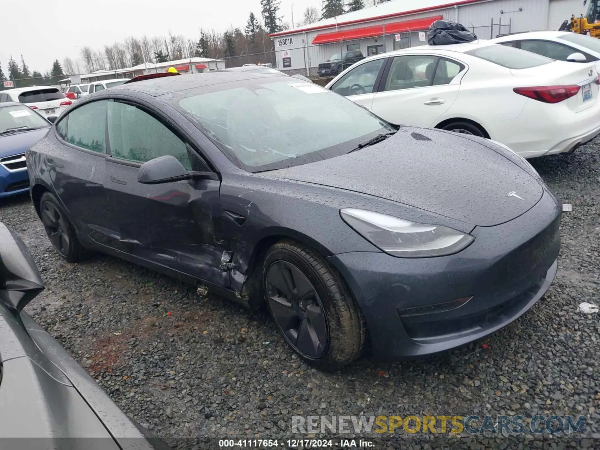 1 Photograph of a damaged car 5YJ3E1EA2PF619183 TESLA MODEL 3 2023