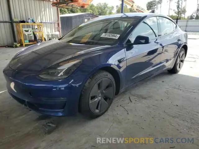 1 Фотография поврежденного автомобиля 5YJ3E1EA2PF638915 TESLA MODEL 3 2023