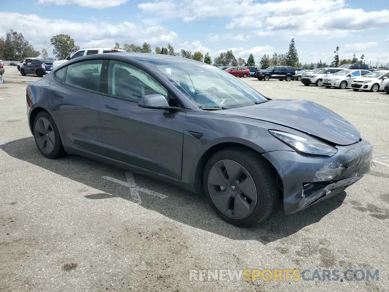 4 Фотография поврежденного автомобиля 5YJ3E1EA2PF642320 TESLA MODEL 3 2023
