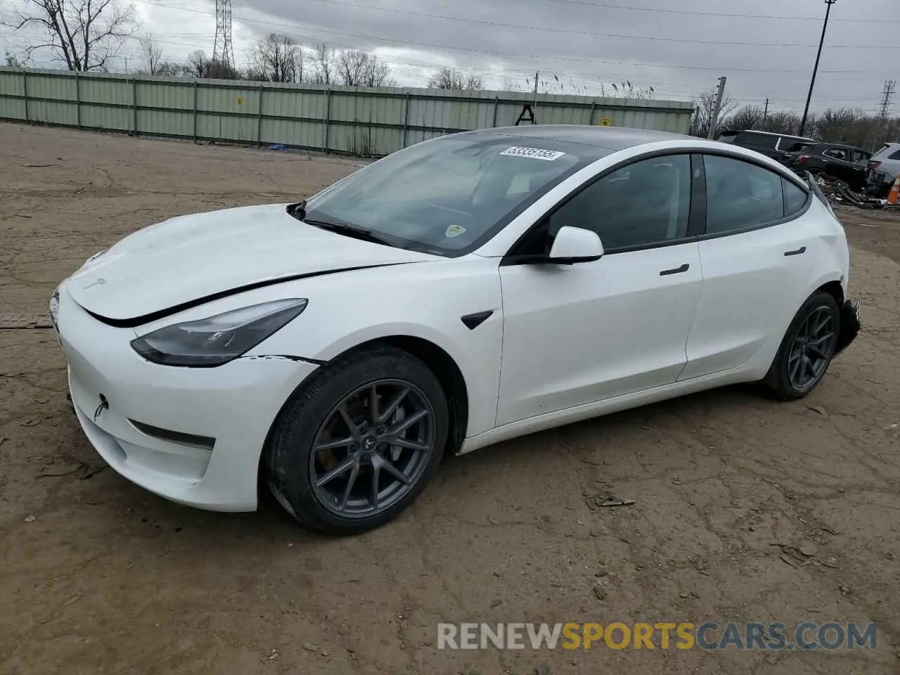 1 Photograph of a damaged car 5YJ3E1EA2PF642656 TESLA MODEL 3 2023