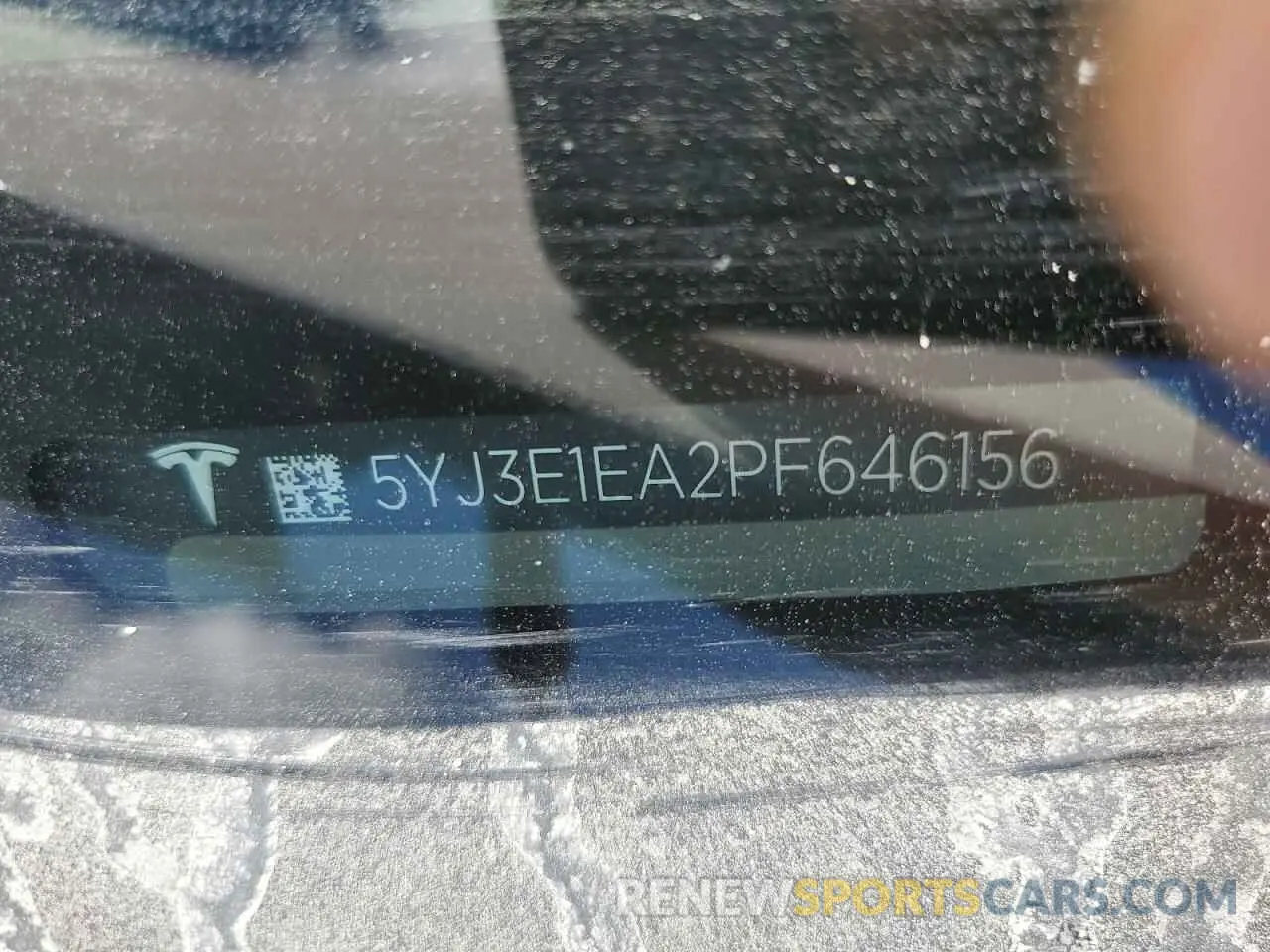 13 Фотография поврежденного автомобиля 5YJ3E1EA2PF646156 TESLA MODEL 3 2023