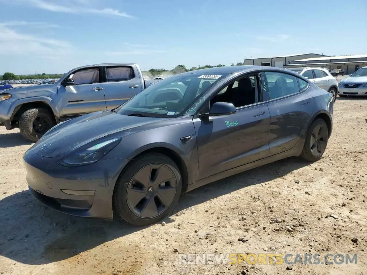 1 Photograph of a damaged car 5YJ3E1EA2PF648098 TESLA MODEL 3 2023