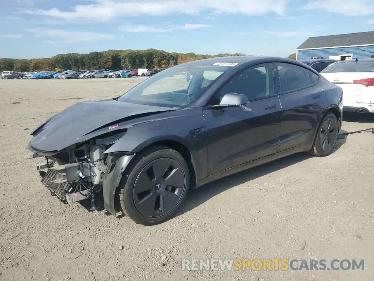 1 Photograph of a damaged car 5YJ3E1EA2PF662082 TESLA MODEL 3 2023