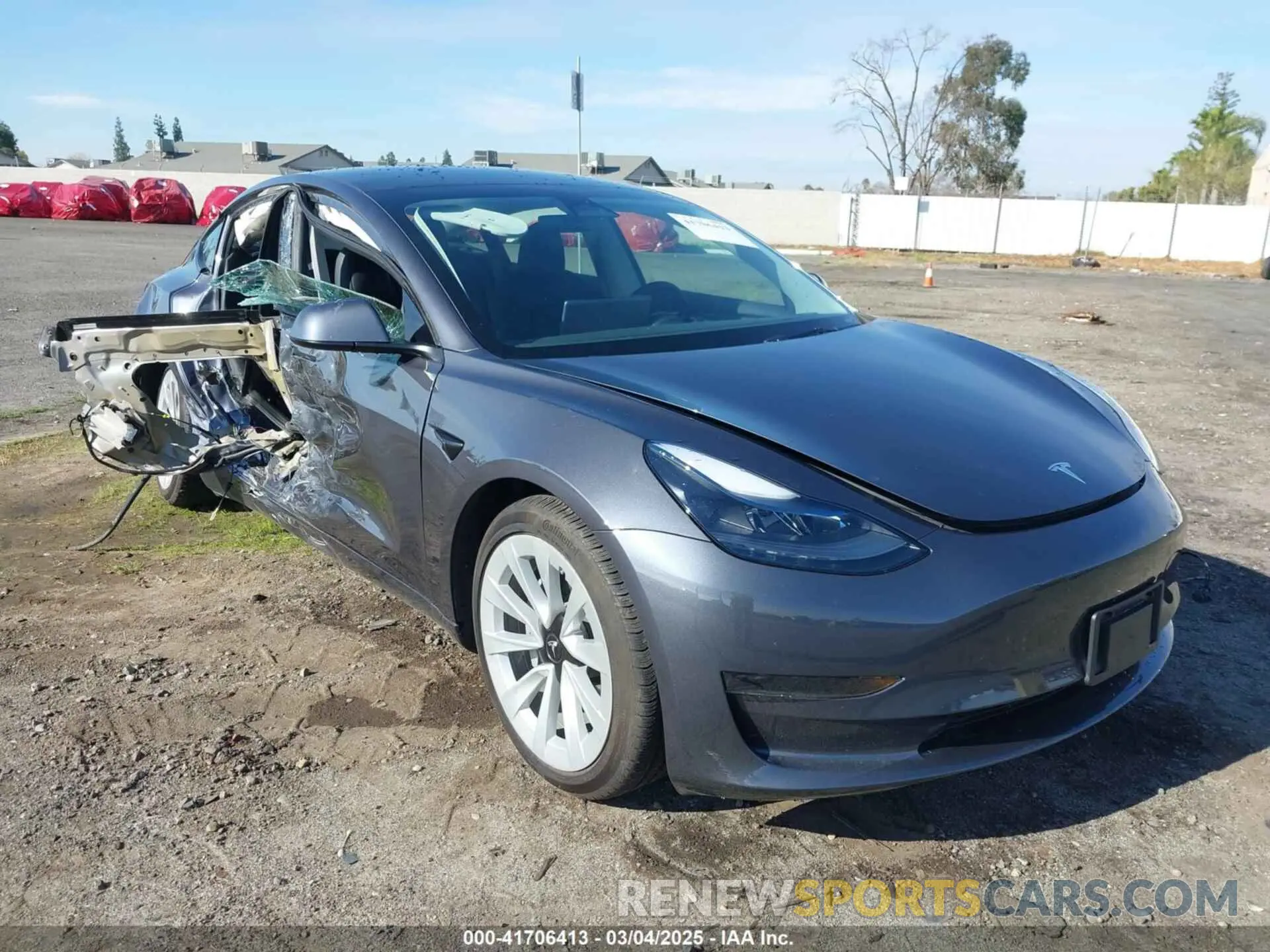 1 Photograph of a damaged car 5YJ3E1EA2PF671803 TESLA MODEL 3 2023