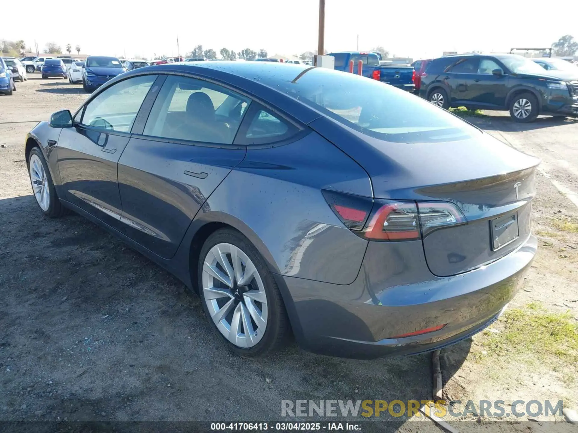 3 Photograph of a damaged car 5YJ3E1EA2PF671803 TESLA MODEL 3 2023