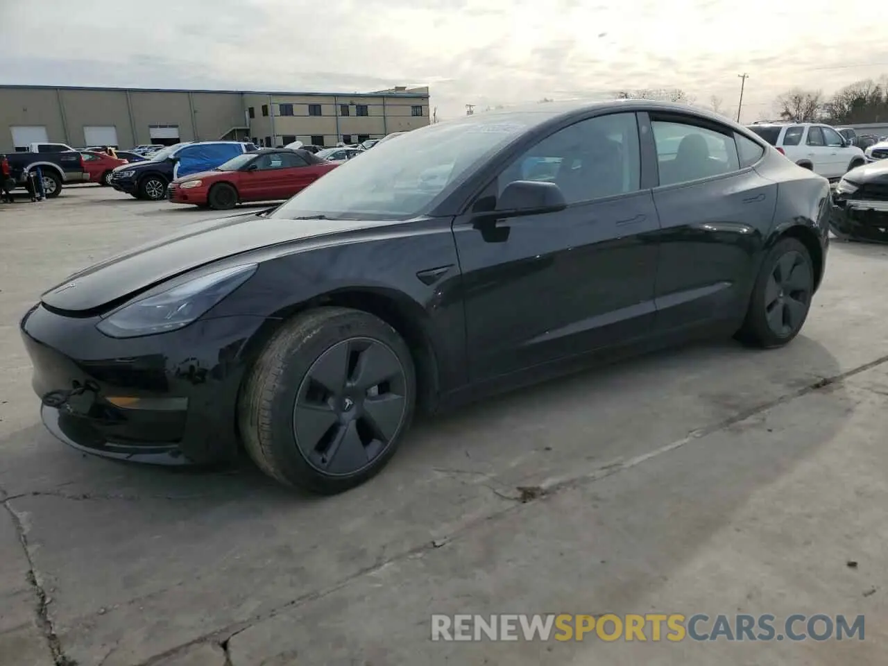 1 Photograph of a damaged car 5YJ3E1EA2PF677195 TESLA MODEL 3 2023