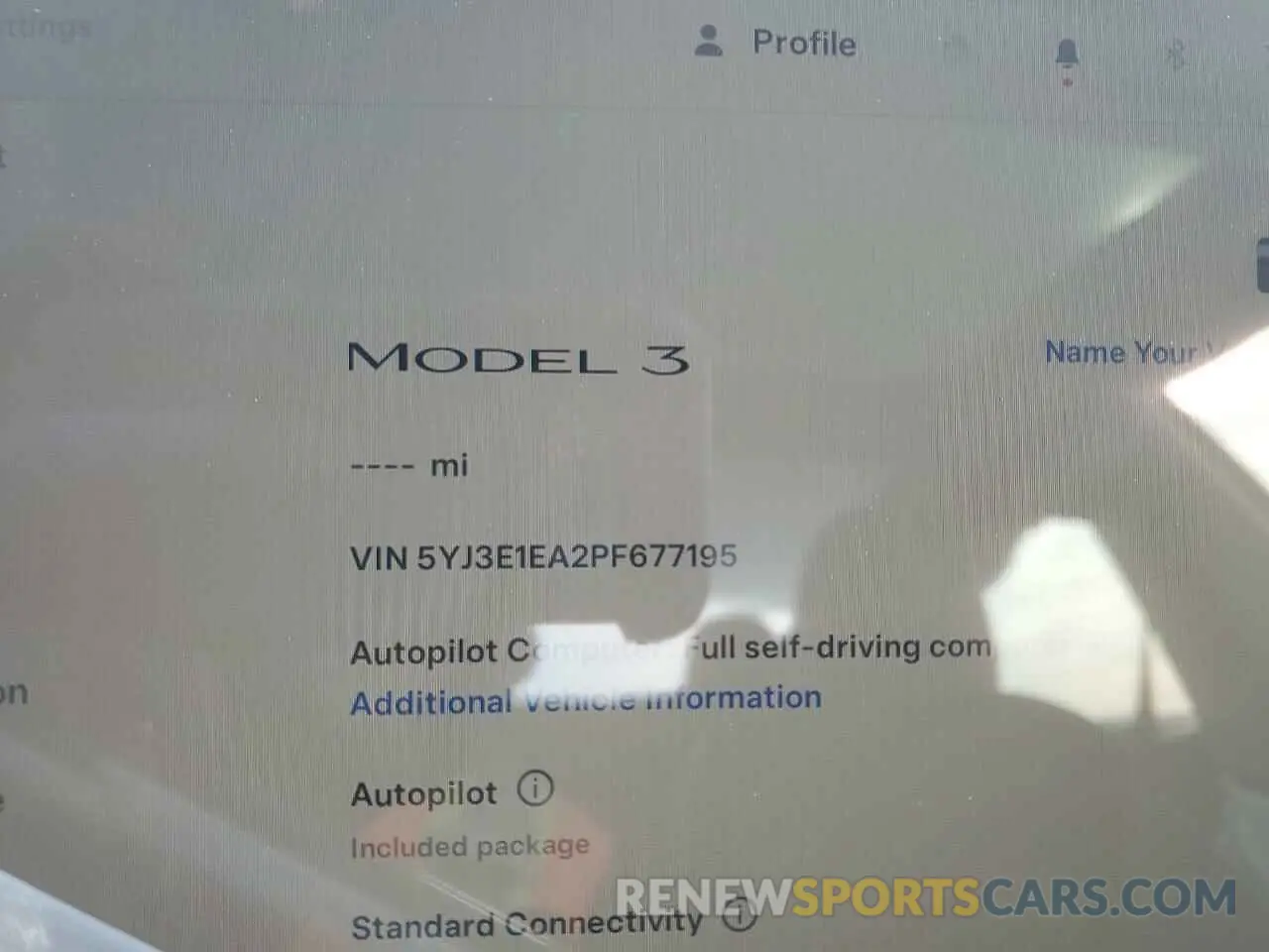 9 Photograph of a damaged car 5YJ3E1EA2PF677195 TESLA MODEL 3 2023