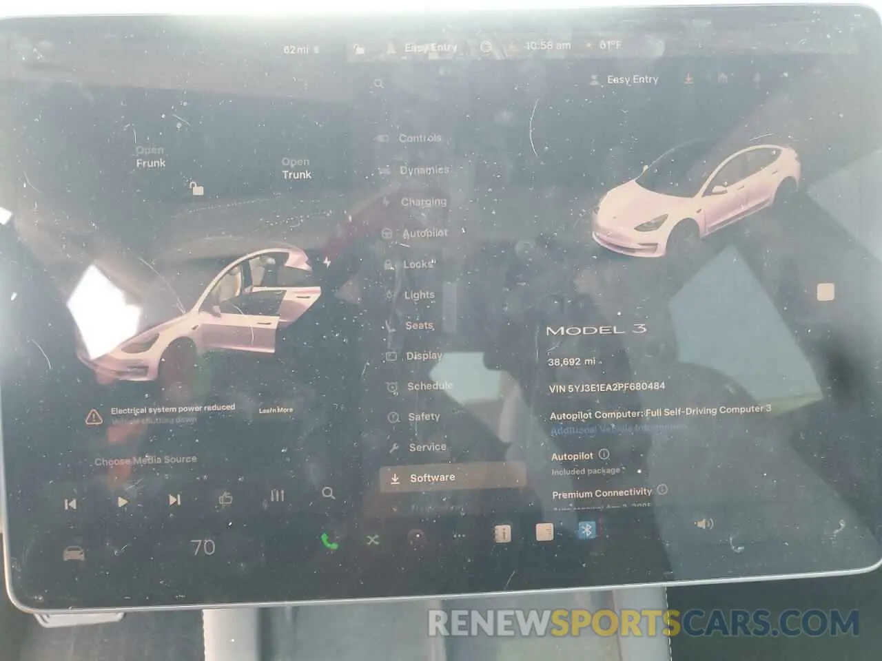 9 Фотография поврежденного автомобиля 5YJ3E1EA2PF680484 TESLA MODEL 3 2023