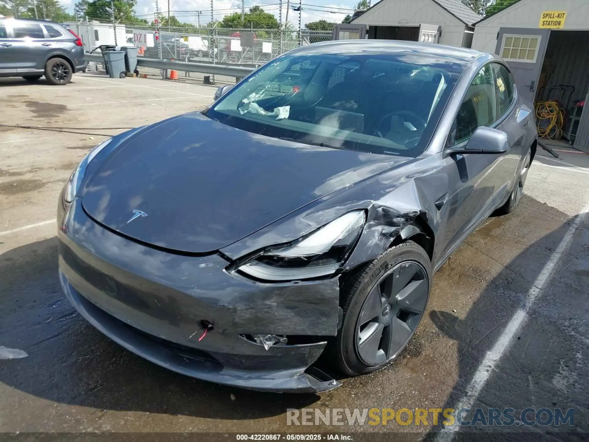 2 Photograph of a damaged car 5YJ3E1EA2PF694756 TESLA MODEL 3 2023