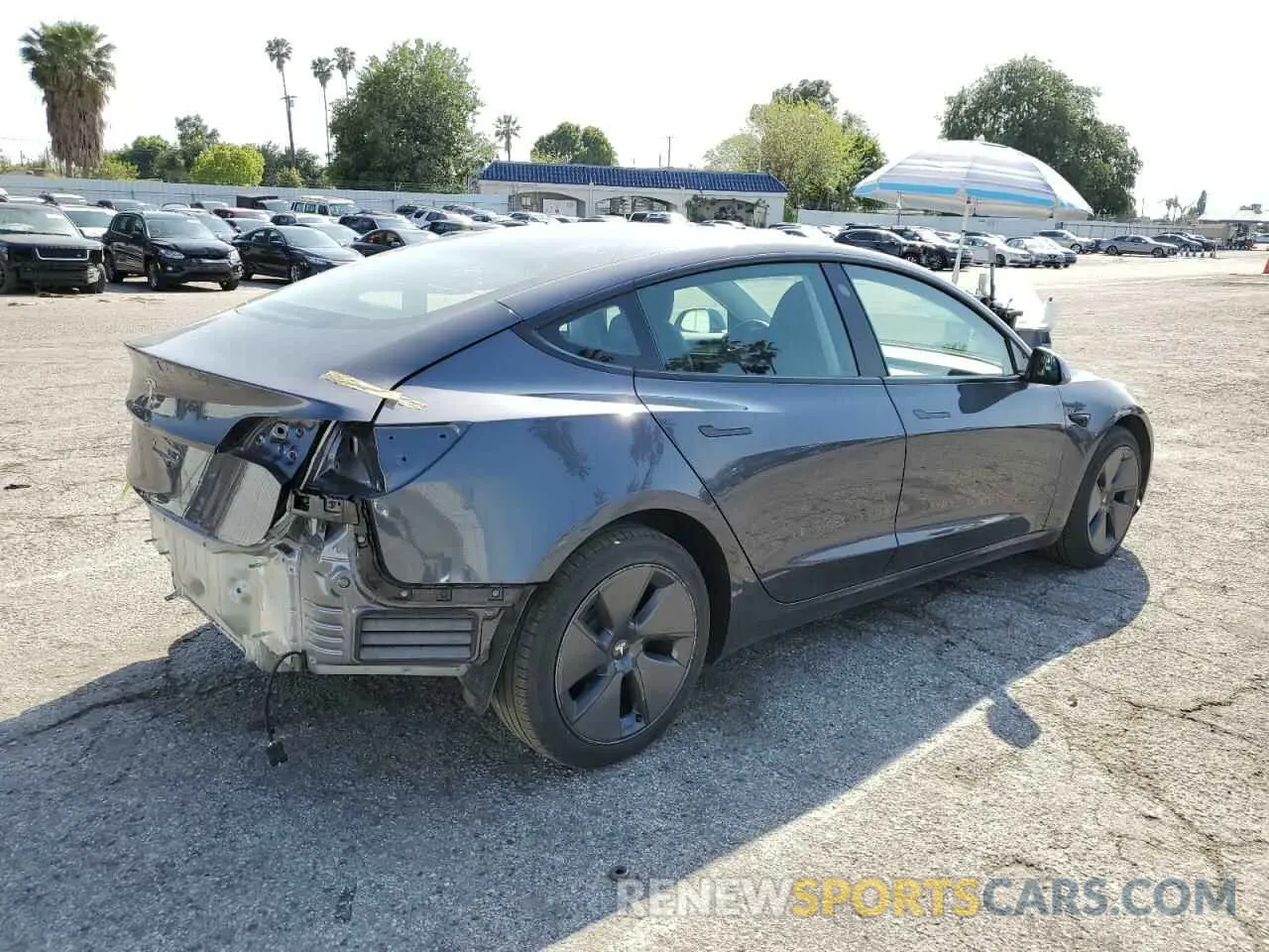 3 Photograph of a damaged car 5YJ3E1EA2PF694773 TESLA MODEL 3 2023