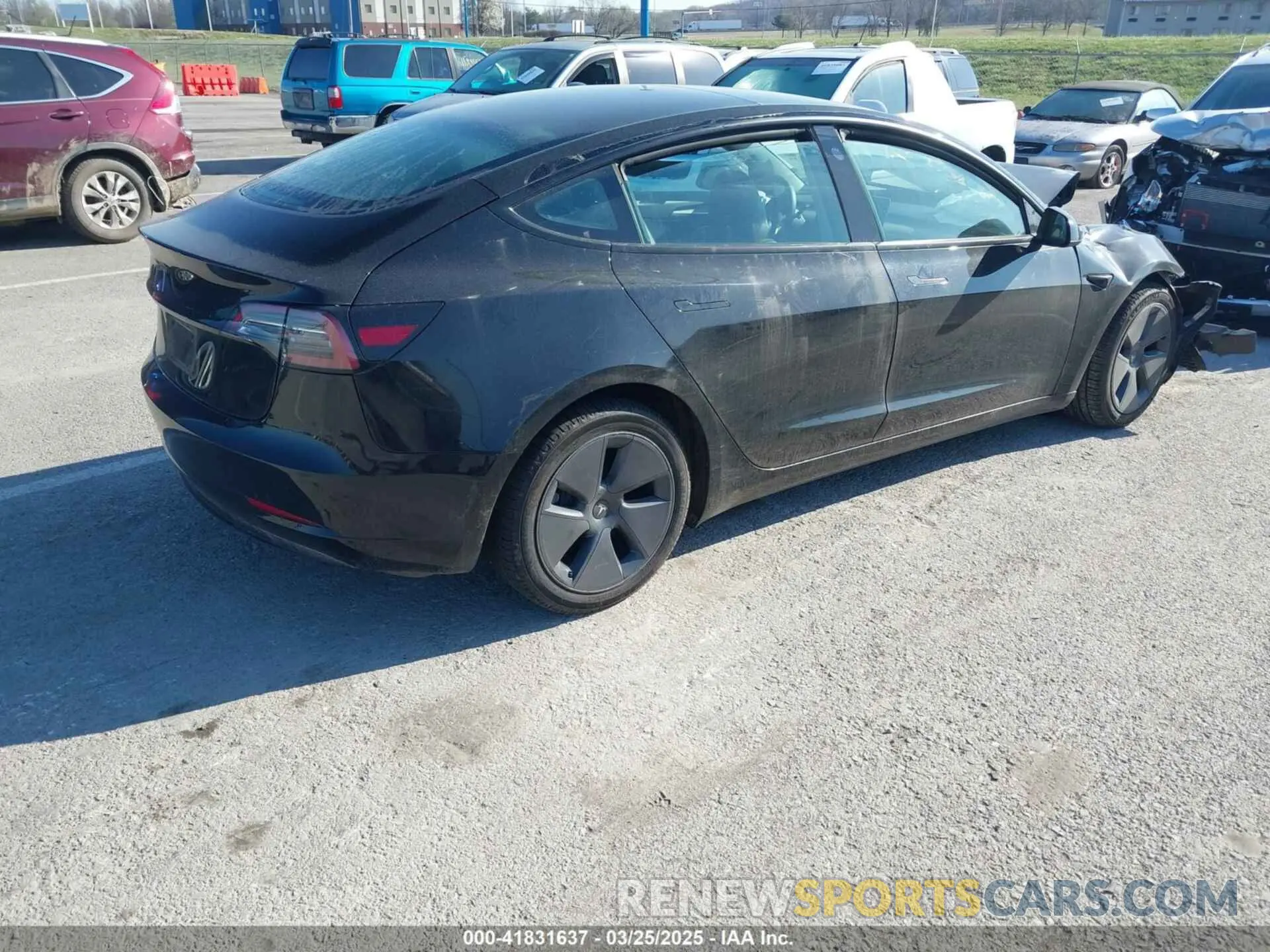 4 Photograph of a damaged car 5YJ3E1EA2PF696877 TESLA MODEL 3 2023