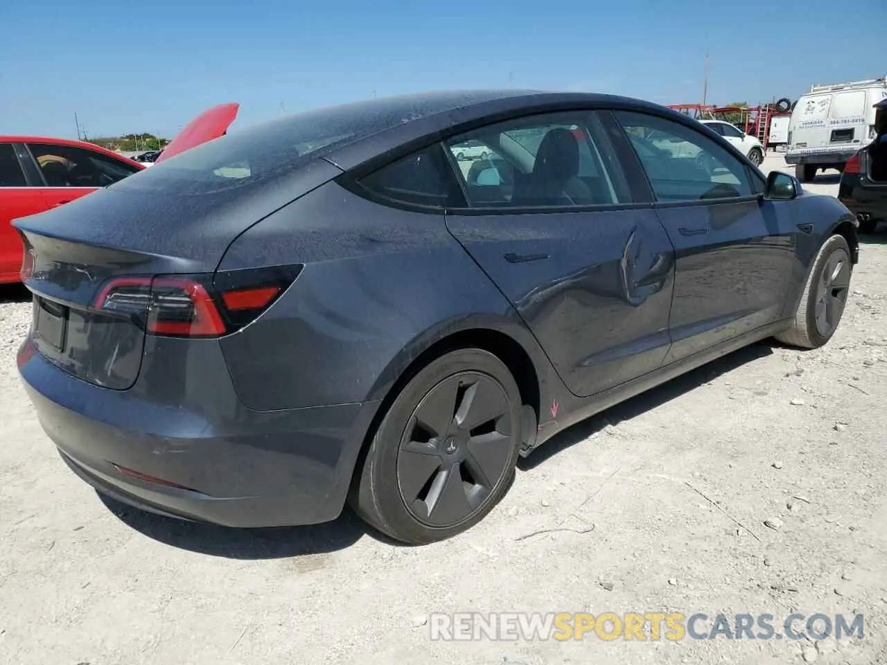 3 Photograph of a damaged car 5YJ3E1EA2PF697897 TESLA MODEL 3 2023