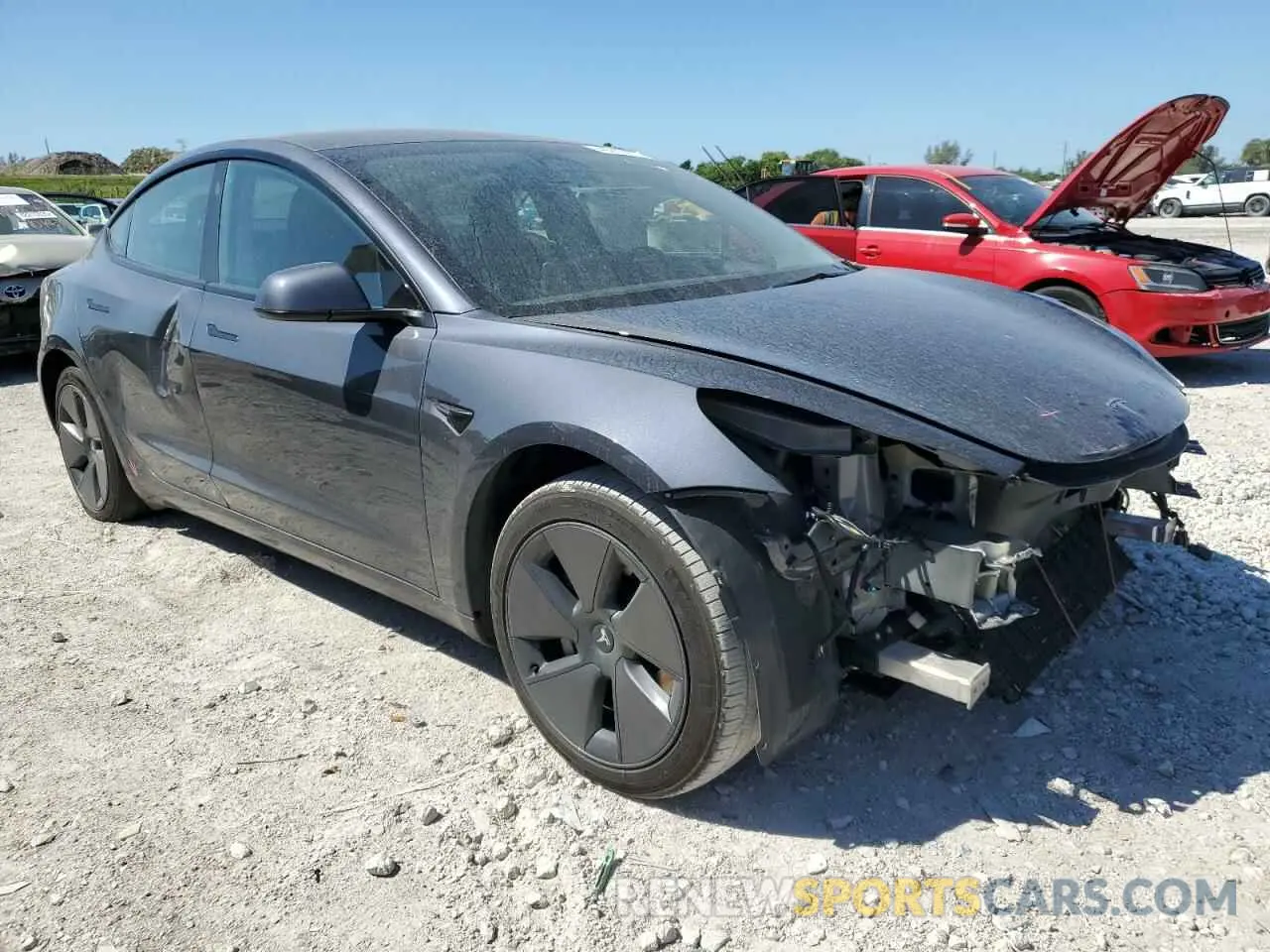 4 Photograph of a damaged car 5YJ3E1EA2PF697897 TESLA MODEL 3 2023