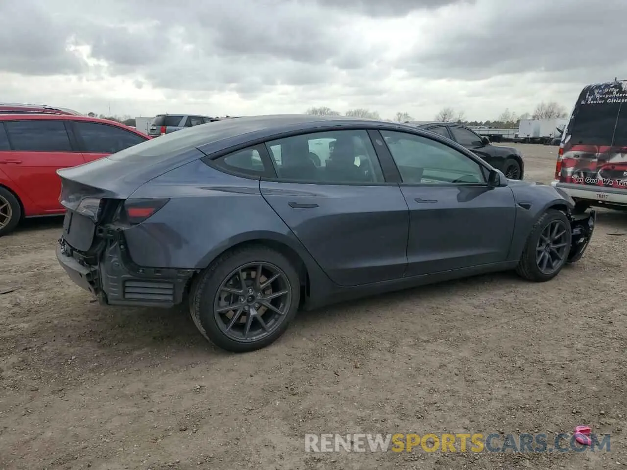 3 Фотография поврежденного автомобиля 5YJ3E1EA2PF701205 TESLA MODEL 3 2023