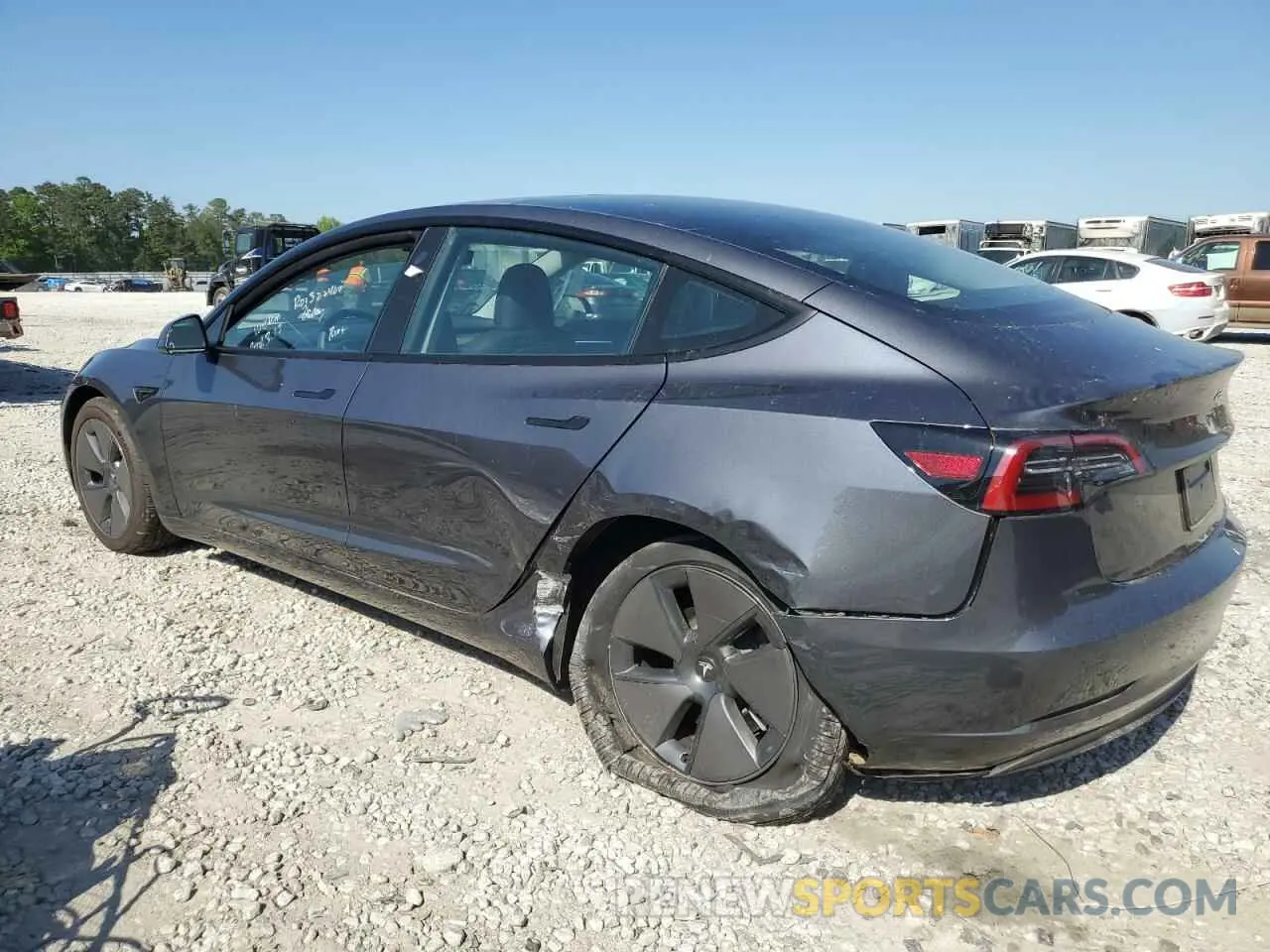 2 Photograph of a damaged car 5YJ3E1EA2PF705755 TESLA MODEL 3 2023