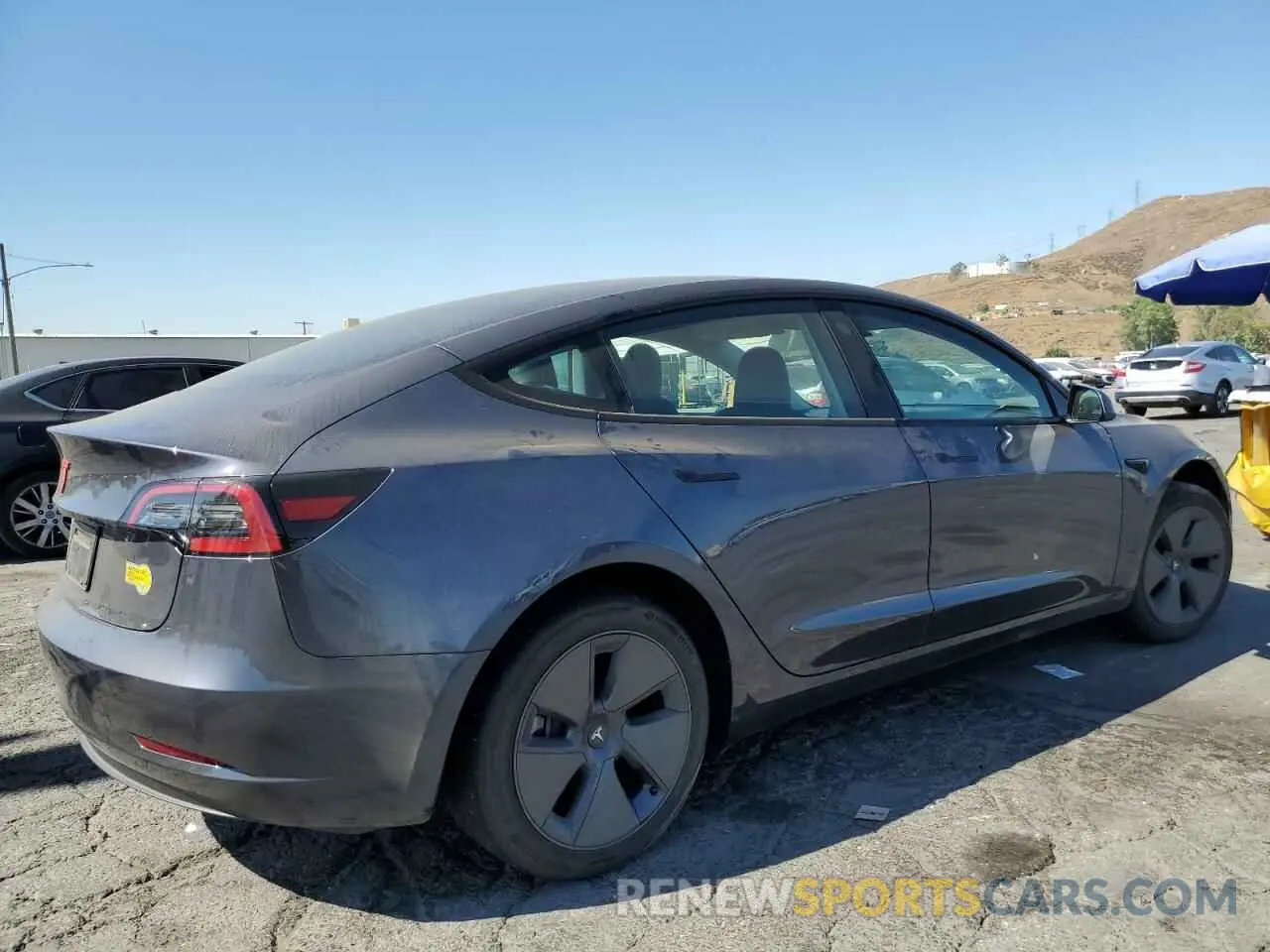 3 Photograph of a damaged car 5YJ3E1EA2PF710468 TESLA MODEL 3 2023
