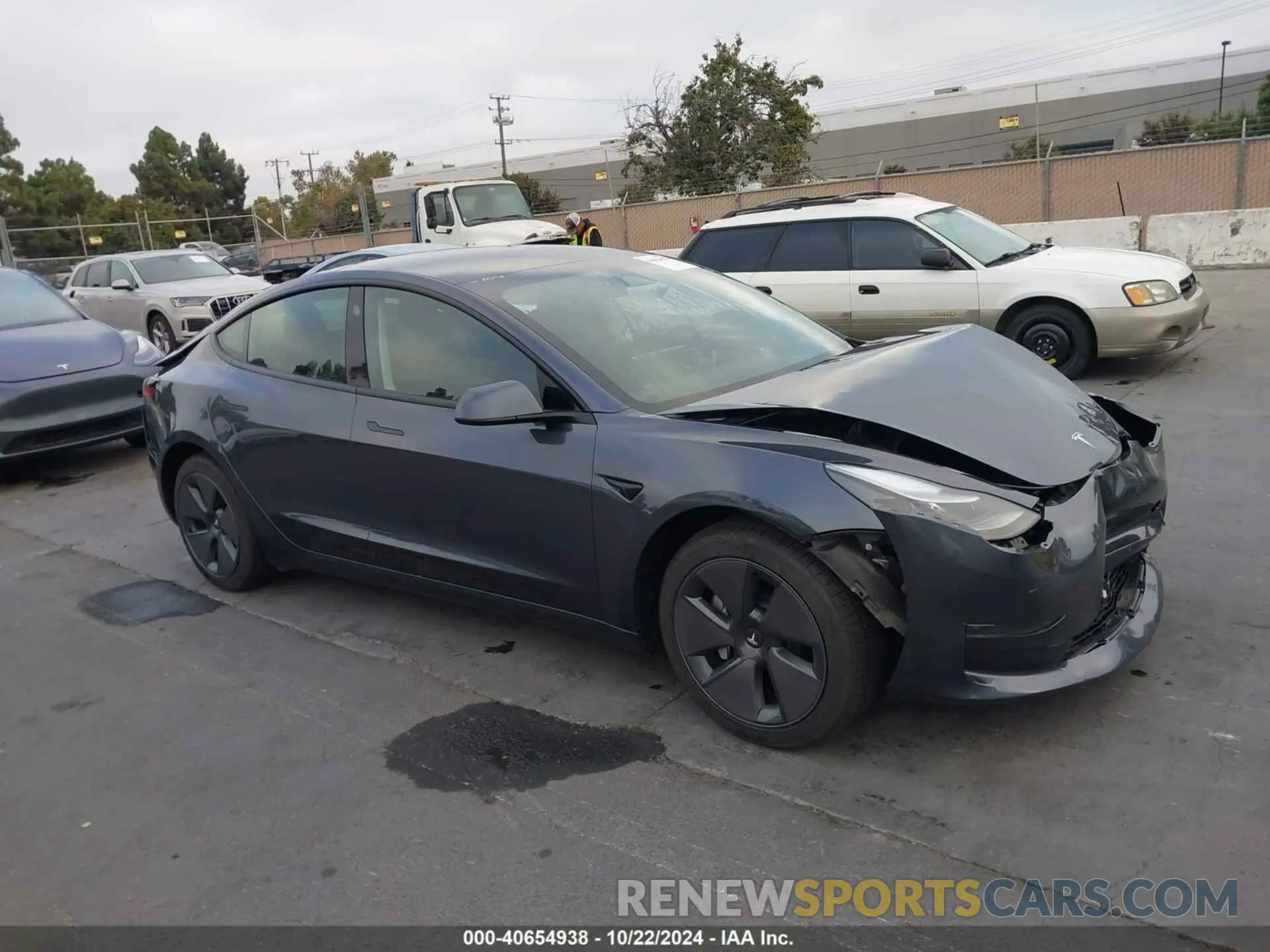 1 Photograph of a damaged car 5YJ3E1EA2PF711989 TESLA MODEL 3 2023